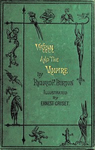 Cover of Vikram and the Vampire; or, Tale...