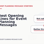 Best Opening Lines for Event Planning Messages