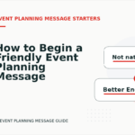 How to Begin a Friendly Event Planning Message