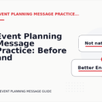 Event Planning Message Practice: Before and After Corrections