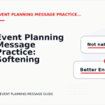 Event Planning Message Practice: Softening Direct Sentences